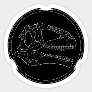 Giganotosaurus Fossil Skull Sticker